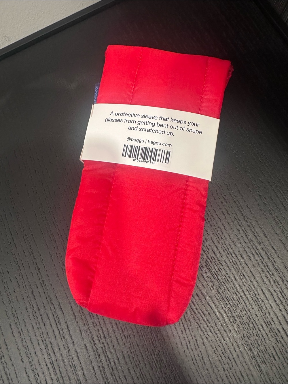 NWT Baggu Puffy Glasses Sleeve - Candy Apple - Picture 2 of 2